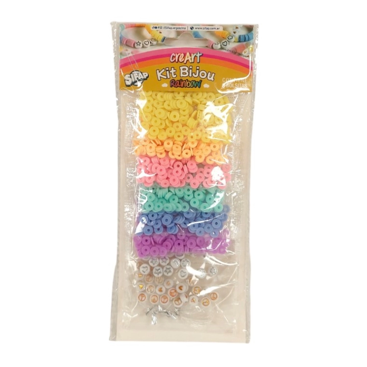 Set Bijou Sifap Rainbow 9 Bolsitas Art.999300